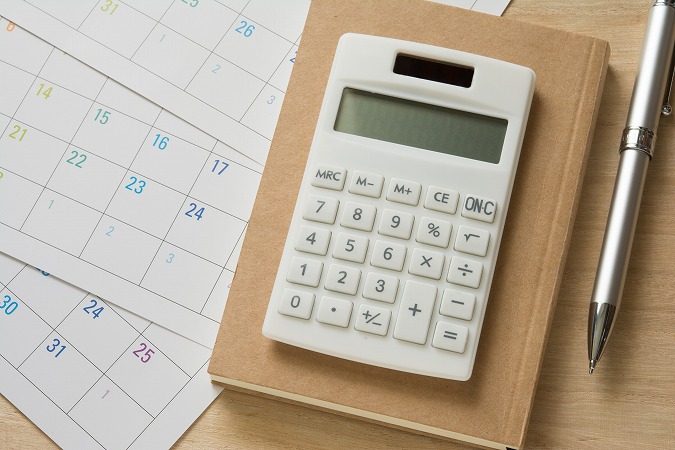 カレンダーと電卓